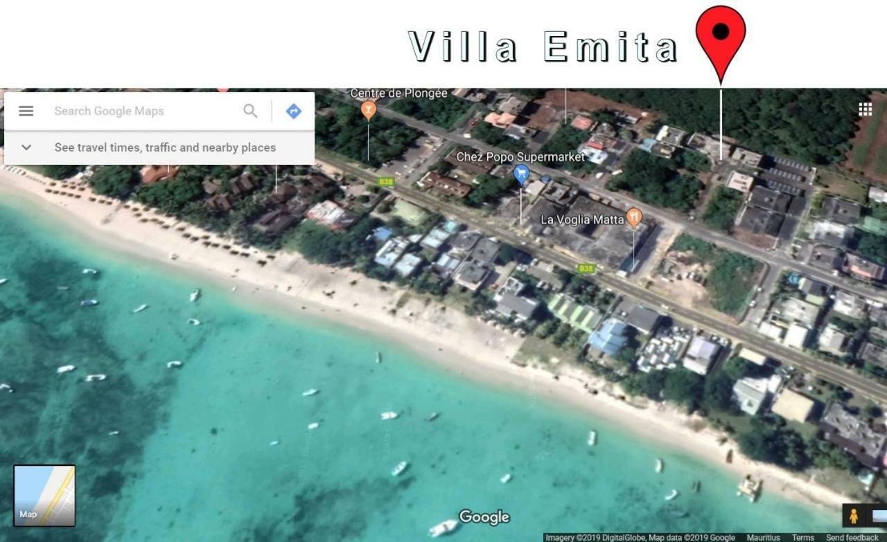 Villa Emita Trou Aux Biches Beach Appartement Bagian luar foto